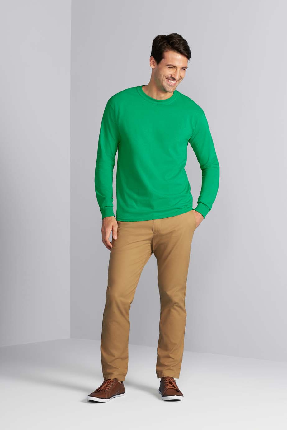 T-shirt z długimi rękawami Ultra Cotton GILDAN