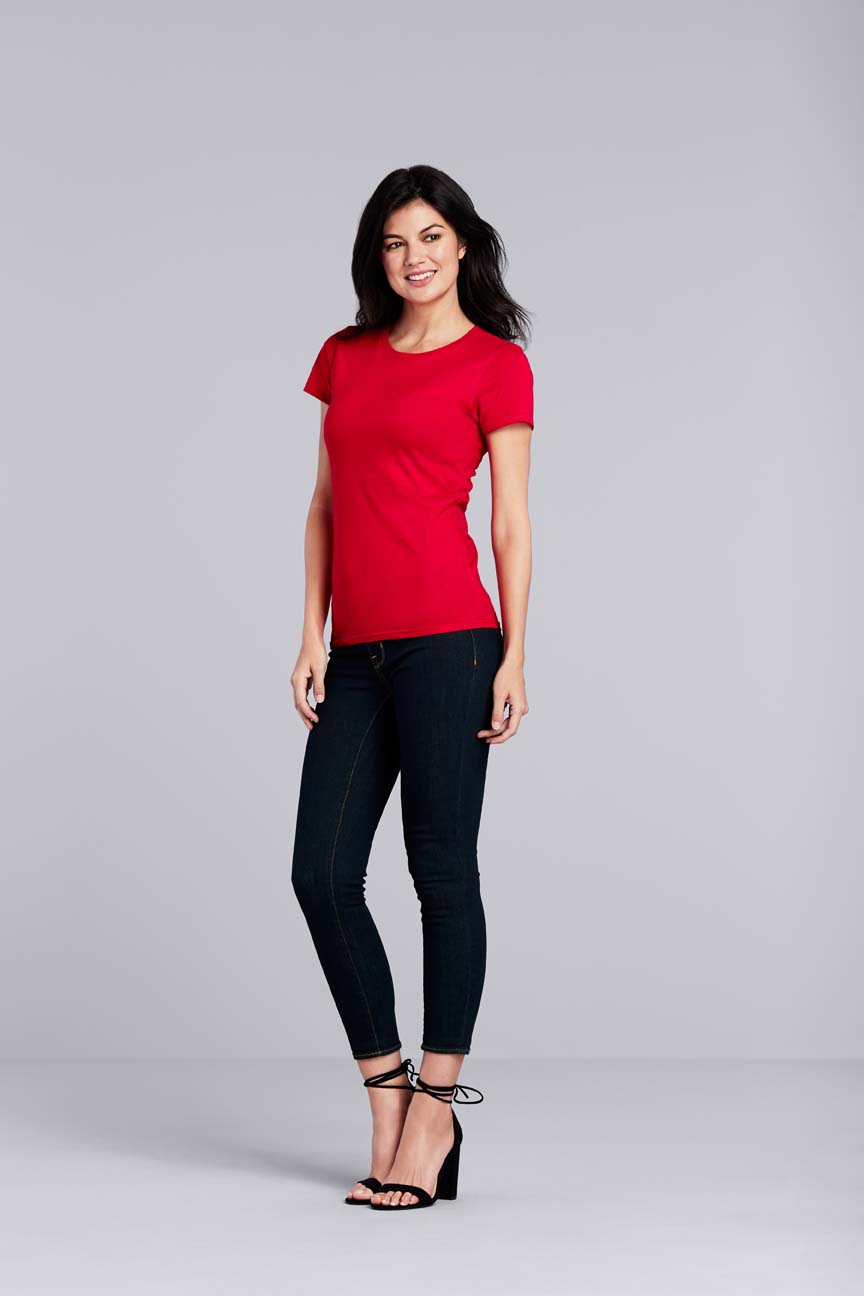 T-shirt damski Premium Cotton GILDAN